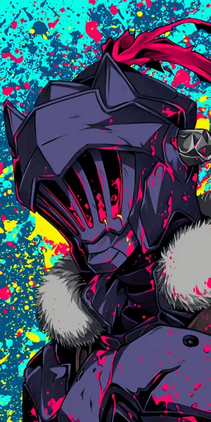 Goblin Slayer Neon Paint Wallpaper