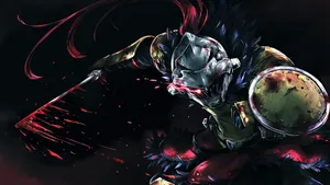 Goblin Slayer Yellow Armor Wallpaper