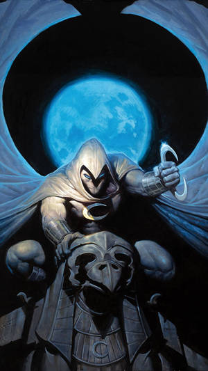 God Of Moon Khonsu Moon Knight Phone Wallpaper