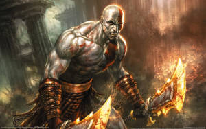 God Of War Angry Kratos Wallpaper