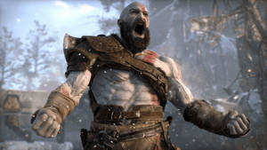 God Of War Kratos In Rage Wallpaper