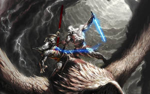 God Of War Kratos Lightsaber Wallpaper