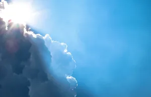 Godrays With Funeral Clouds Wallpaper
