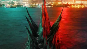 Godzilla In The Sea In Godzilla Vs Kong 2021 Wallpaper