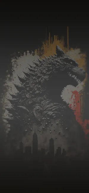 Godzilla Rampagei Phone Wallpaper Wallpaper