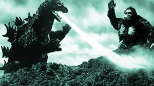 Godzilla Vs Kong 1960s Wallpaper