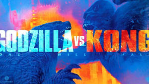 Godzilla Vs Kong Artwork Wallpaper