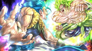 Gogeta And Broly Dragon Ball Super Broly Artwork Wallpaper