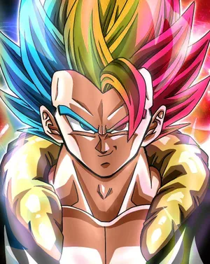 Gogeta And Vegito – Legendary Warriors Of The Anime Universe Wallpaper