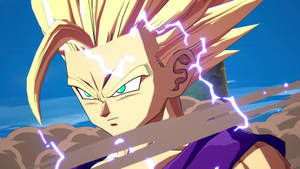 Gohan Charged Up To Super Saiyan 2 Wallpaper