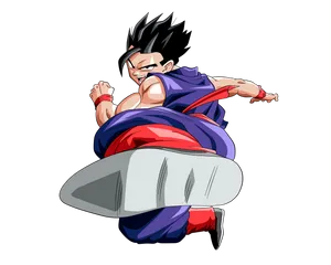 Gohan Flying Kick Wallpaper