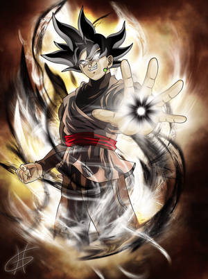 Goku Black Digital Artwork Wallpaper