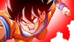 Goku Charging Attack Wallpaper