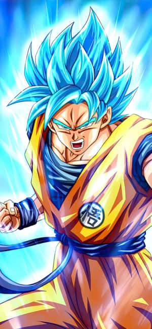 Goku's Journey To Superiority In Dragon Ball Now Accessible Through Iphone Wallpaper
