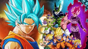 Goku Unleashes His Power In Dragon Ball Super Wallpaper