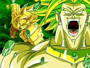 Goku Vs God Broly Dbz Wallpaper