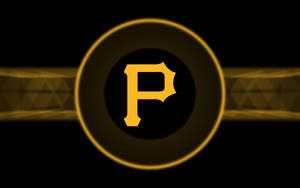 Gold And Black Letter P Wallpaper