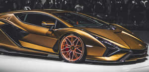 Gold Cars Lamborghini Gallardo Spyder Wallpaper