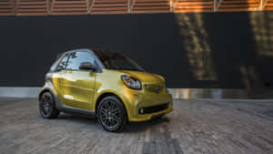 Gold Cars Smart Fortwo Wallpaper