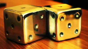 Gold Dice Wallpaper