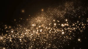 Gold Dust Bokeh Effect Wallpaper