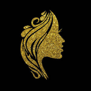 Gold Dust Girl Wallpaper