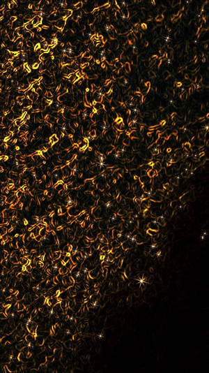 Gold Dust Particles Wallpaper