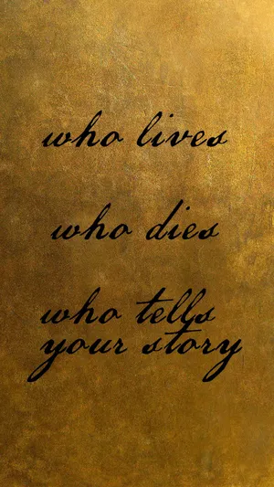 Gold Hamilton Story Lyrics Wallpaper