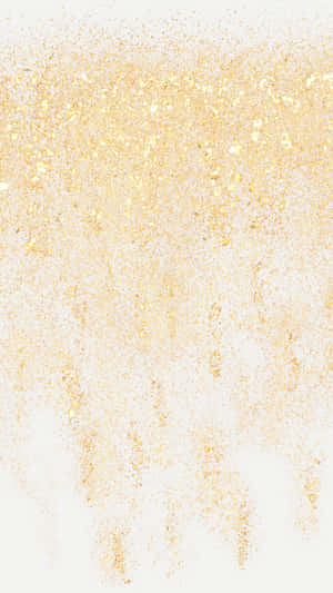 Gold Iphone Shining Paint Splatter Wallpaper