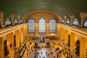Gold Light Grand Central Station Wallpaper