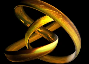 Gold Lines Wallpaper