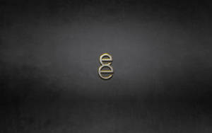 Gold Texture Small Letter E Wallpaper