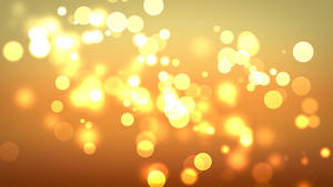 Golden Bubbles Bright Background Wallpaper