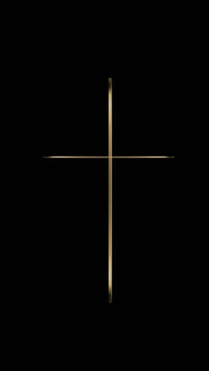 Golden Cross Christian Iphone Wallpaper