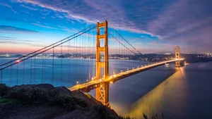Golden Gate Bridge Twilight4 K Wallpaper