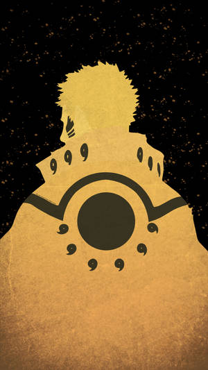 Golden Naruto Iphone Art Wallpaper