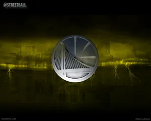 Golden State Warriors Silver Logo Wallpaper
