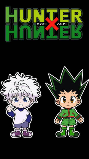 Gon And Killua Chibi Drawing Wallpaper