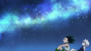 Gon And Killua Galaxy Wallpaper