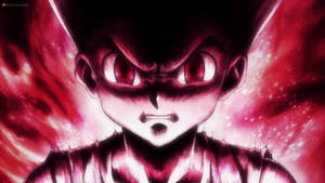 Gon Freecss Red Glowing Aura Wallpaper