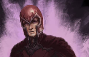 Good-looking Magneto Art Wallpaper