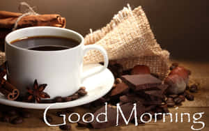 Good Morning Coffeeand Chocolate Wallpaper