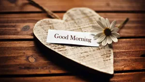 Good Morning Love Heart Wallpaper