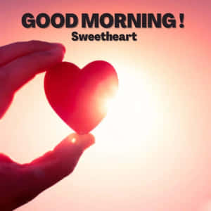 Good Morning Sweetheart Heart Silhouette Wallpaper