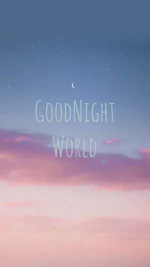 Good Night Pretty Sky Wallpaper