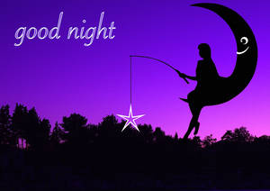 Good Night Silhouette Wallpaper