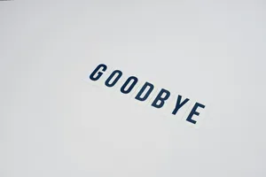 Goodbye Messageon Tiles Wallpaper