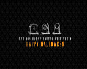 Google Desktop Halloween Tombstones Wallpaper