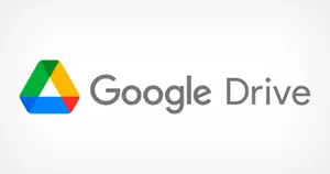 Google Drive On Plain White Wallpaper