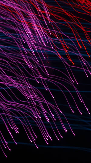 Google Pixel 4k Glowing Lines Wallpaper